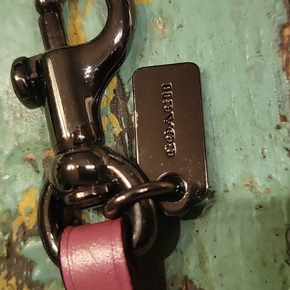 Coach unicorn leather keychain pouch - Picture 4 of 8